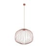 Lampa wisząca kolor ceglany ażurowa druciana okrągła minimalistyczna loftowa uniwersalna klasyczna SPHERA M 11305 TK-LIGHTING
